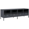 Image de vidaXL Armoire TV Anthracite 135x39x43,5 cm Acier laminé à froid