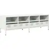Image de vidaXL Armoire TV blanc 135x39x43,5 cm Acier laminé à froid