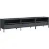 Image de vidaXL Armoire TV anthracite 202x39x43,5 cm Acier laminé à froid