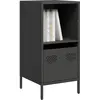 Image de vidaXL Sideboard noir 35x39x73,5 cm Acier laminé à froid