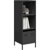 Image de vidaXL Highboard noir 35x39x103,5 cm acier