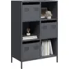 Image de vidaXL Highboard Anthracite 68x39x103,5 cm Acier