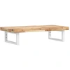 Image de vidaXL Étagère de lavabo murale acier et acacia