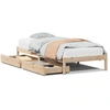 Image de vidaXL Lit en bois massif sans matelas 90x190 cm pin