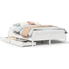 Image de vidaXL Lit en pin massif sans matelas blanc 150x200 cm