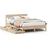 Image de vidaXL Lit en bois massif sans matelas 120x190 cm pin
