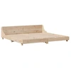 Image de vidaXL Lit en bois massif sans matelas 200x200 cm pin