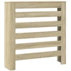 Image de vidaXL Habillage de radiateur Chêne Sonoma 78x20x82 cm Bois composite
