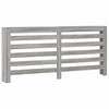 Image de vidaXL Habillage de radiateur Gris Sonoma 175x20x82 cm Bois composite