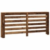 Image de vidaXL Habillage de radiateur aspect vieux bois 175x20x82 cm Matériau bois