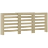Image de vidaXL Habillage de radiateur chêne Sonoma 205x21,5x83,5 cm