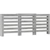 Image de vidaXL Habillage de radiateur Gris Sonoma 205x21,5x83,5 cm