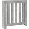 Image de vidaXL Habillage de radiateur gris béton 78x20x82 cm Bois composite