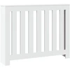 Image de vidaXL Habillage de radiateur Blanc 104x20x82 cm Bois composite