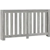 Image de vidaXL Habillage de radiateur Gris Sonoma 149x20x82 cm Bois composite