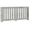 Image de vidaXL Habillage de radiateur gris béton 175x20x82 cm Bois composite