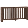 Image de vidaXL Habillage de radiateur Chêne brun 175x20x82 cm Bois composite