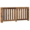 Image de vidaXL Habillage de radiateur aspect vieux bois 175x20x82 cm Matériau bois