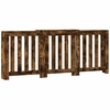 Image de vidaXL Habillage de radiateur chêne fumé 205x21,5x83,5 cm