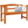 Image de vidaXL Banc Outdoor Marron 119 x 44 x 76 cm Pin massif