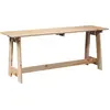 Image de Banc d'extérieur vidaXL Nature 119 x 37 x 47 cm en pin massif