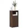 Image de vidaXL LED-Sideboard brun imitation chêne 42,5x34x100 cm Matériau dérivé du bois
