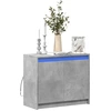 Image de vidaXL LED-Sideboard gris béton 72x34x61 cm Bois composite