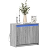 Image de vidaXL LED-Sideboard Gris Sonoma 72x34x61 cm Matériau dérivé du bois