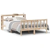 Image de vidaXL Lit en bois massif sans matelas 160x200 cm pin