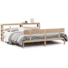 Image de vidaXL Lit en bois massif sans matelas 200x200 cm pin
