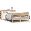 Image de vidaXL Lit en bois massif sans matelas 140x190 cm pin