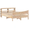 Image de vidaXL Lit en bois massif avec tête de lit 160x200 cm pin