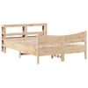 Image de vidaXL Lit en bois massif avec tête de lit 120x200 cm pin