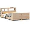 Image de vidaXL Lit en bois massif sans matelas 120x200 cm en pin