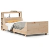 Image de vidaXL Lit en bois massif sans matelas 90x200 pin