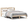 Image de vidaXL Lit en bois massif sans matelas 160x200 cm pin