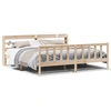 Image de vidaXL Lit en bois massif sans matelas 180x200 pin