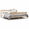 Image de vidaXL Lit en bois massif sans matelas 200x200 cm pin
