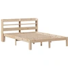 Image de vidaXL Cadre de lit avec tête de lit sans matelas 160x200 cm