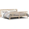 Image de vidaXL Cadre de lit avec tête de lit sans matelas 180x200 cm