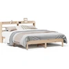 Image de vidaXL Lit en pin massif sans matelas 150x200 cm