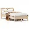 Image de vidaXL Lit en bois massif sans matelas 75x190 cm pin