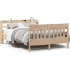 Image de vidaXL Lit en pin massif sans matelas 150x200 cm