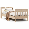 Image de vidaXL Lit en bois massif sans matelas 90x200 pin