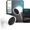 Image de Caméra Philips Hue Secure 2K, pour l'intérieur et l'extérieur, sans fil, à fixation au plafond, blanche, dôme, 141,2°