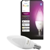 Image de Philips Hue Led E14 Ampoule Flamme Dépolie Lumière Blanche Et Colorée - White And Color Ambiance