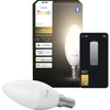 Image de Philips Hue Led E14 Ampoule Flamme Dépolie Lumière Blanche Chaude - White