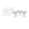 Image de Philips Hue white & Color ambiance Kit De Démarrage Essential : 3 ampoules Connectées Gu10 (345 Lm) + Variateur