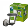 Image de Philips Nuvy Applique Murale D'Extérieur Avec Capteur (anthracite) Lumière Blanche Chaude - Ip44