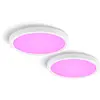 Image de Philips Plafonniers Plafonnier Fin Hue Devote S (pack De 2) - Blanc